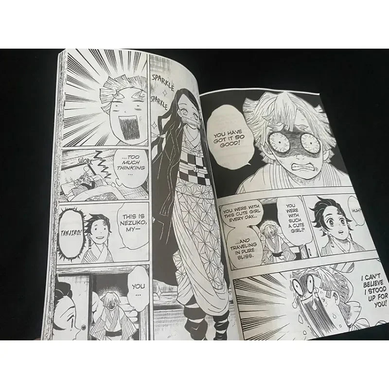 Demon Slayer Kimetsu Volume 04 Yaiba Japan Fantasy Science Mystery Suspense English Version Manga Comic Book