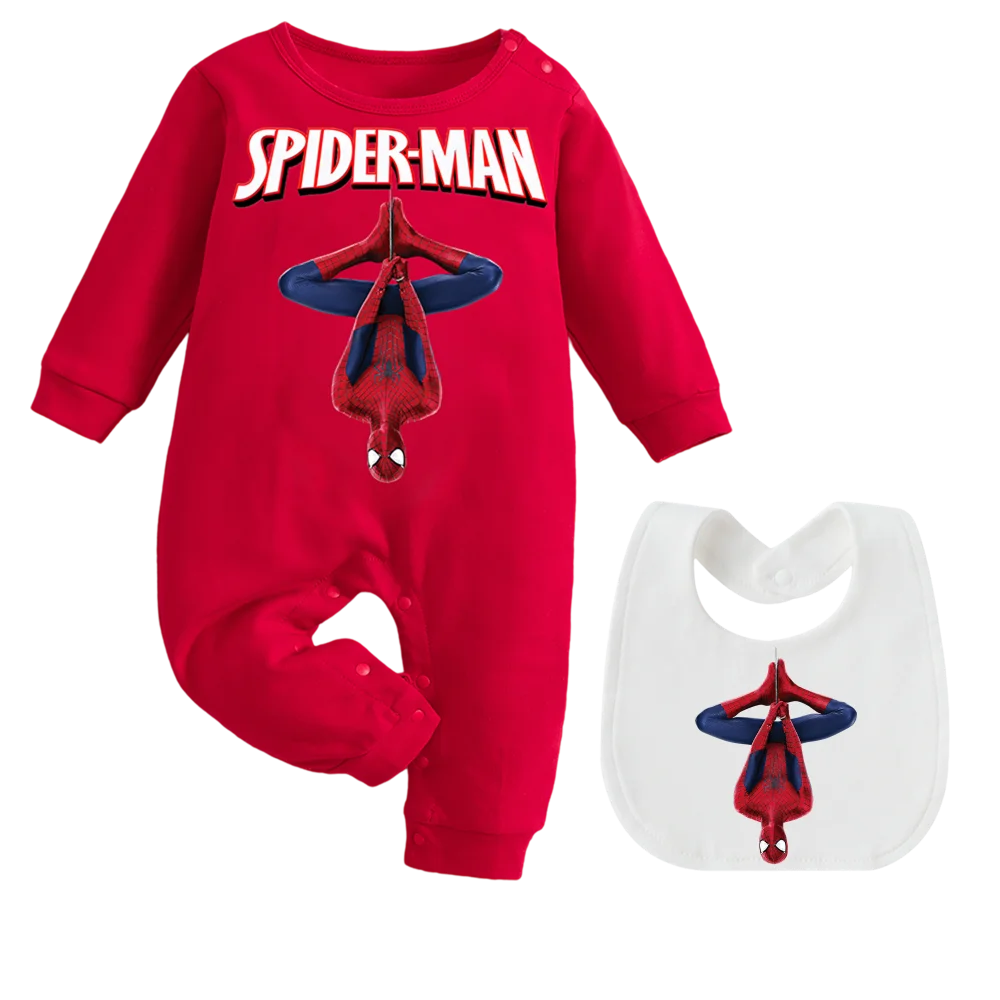 Newborns long-sleeved jumpsuits 0-9M Mickey Mouse Design