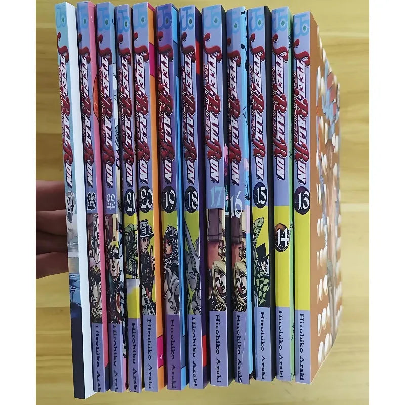 JOJO's Bizarre Adventure Part 7 Vol.13-24 Steel Ball Run Manga English Version