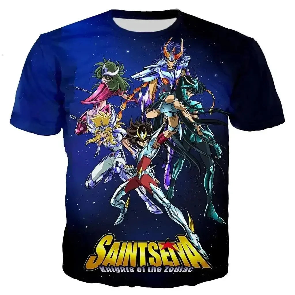 Saint Seiya Men Women Children 3d Print T Shirt