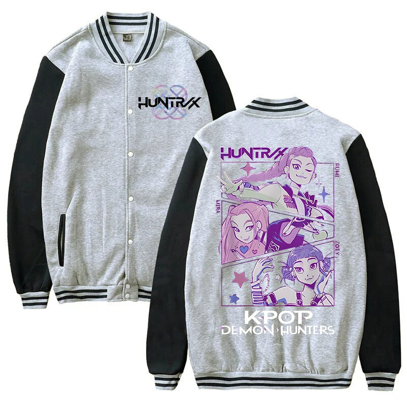 Anime Movie K-Pop Jacket Female/Male Harajuku Fashion Streetwear Baseball Uniform Movie Characters Outdoor Clothes