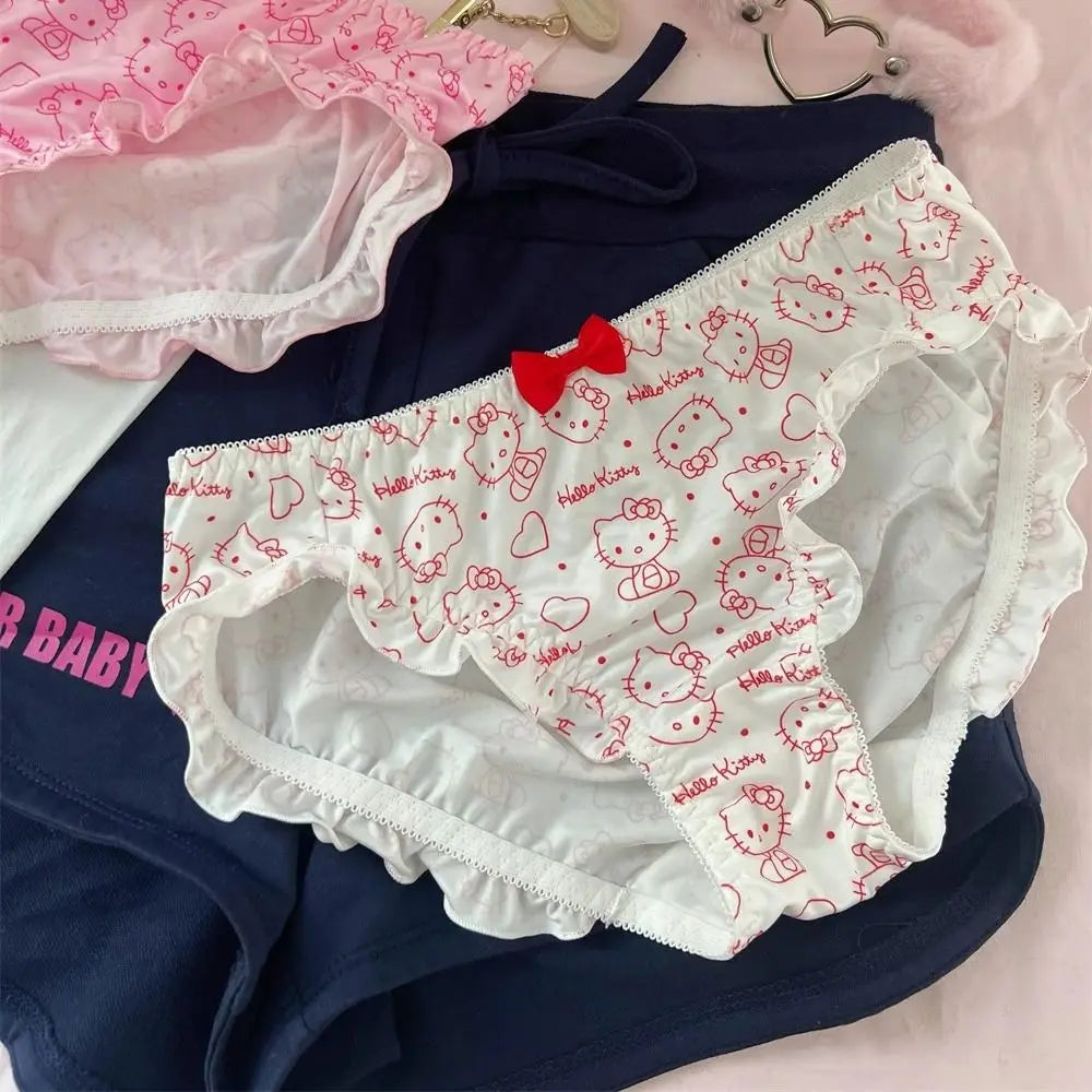 Sanrio Kawaii Cute Pink Hello Kitty Sexy Briefs