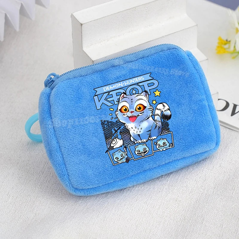 KPop Demon Hunters Kid Girl Plush Coin Purses