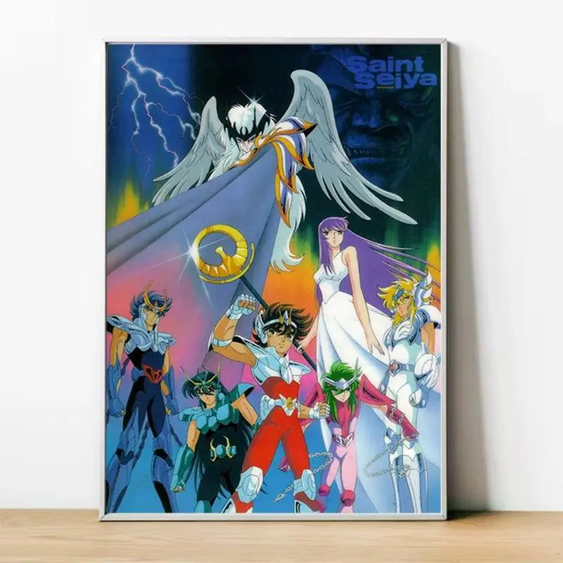 Saint Seiya Gold Saints Anime Canvas Poster Home Room Decor Wall Art Painting