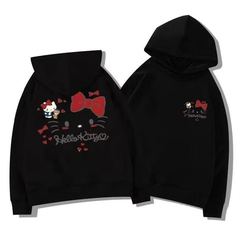Hello Kitty Hooded Sweatshirt for Kids - Autumn Winter Hoodie