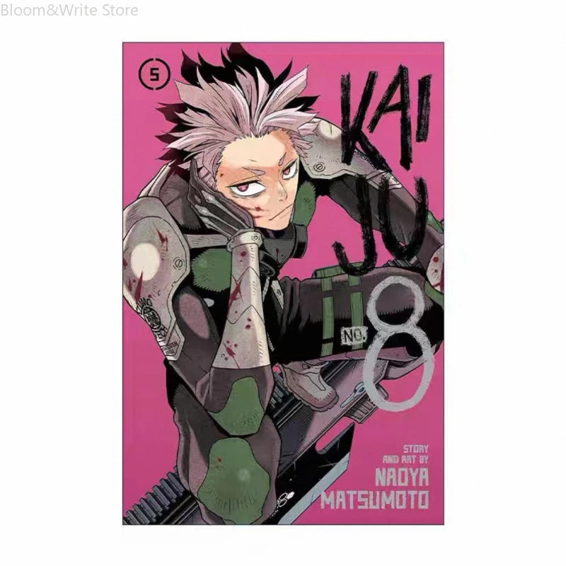 Comics Kaiju No. 8 | Monster #8 Manga Book Vol 1-12 Kafka Hibino, Reno Ichikawa. Action, Adventure Comic English Version