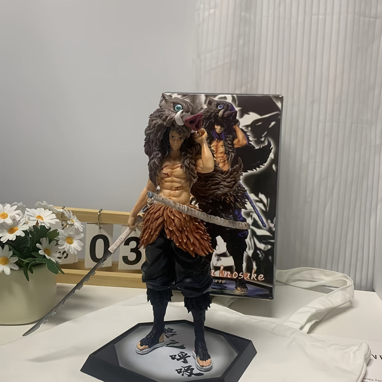 Demon Slayer Inosuke Hashibira Figure - Pig Head PVC Statue BANDAI