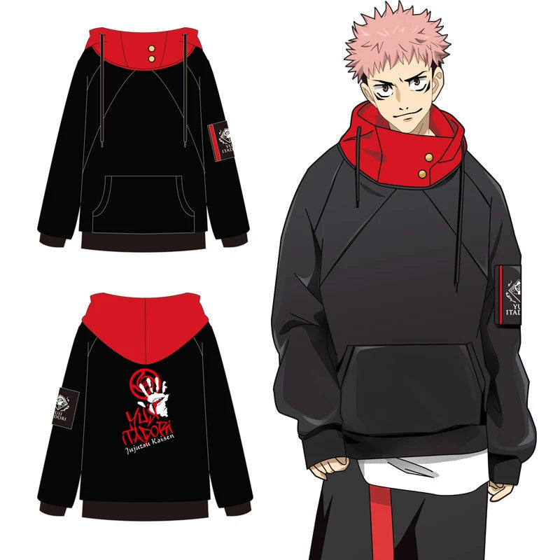 Jujutsu Kaisen Gojo Satoru & Itadori Yuji Cosplay Hoodie - Adult Unisex Costume