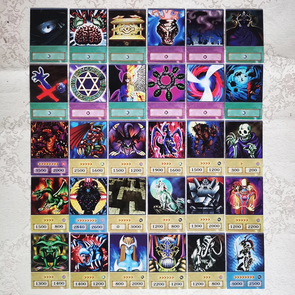 Yu-Gi-Oh 100pcs  DIY Style Cards Blue Eyes Dark Magician Exodia Obelisk Slifer Ra (NOT Original)