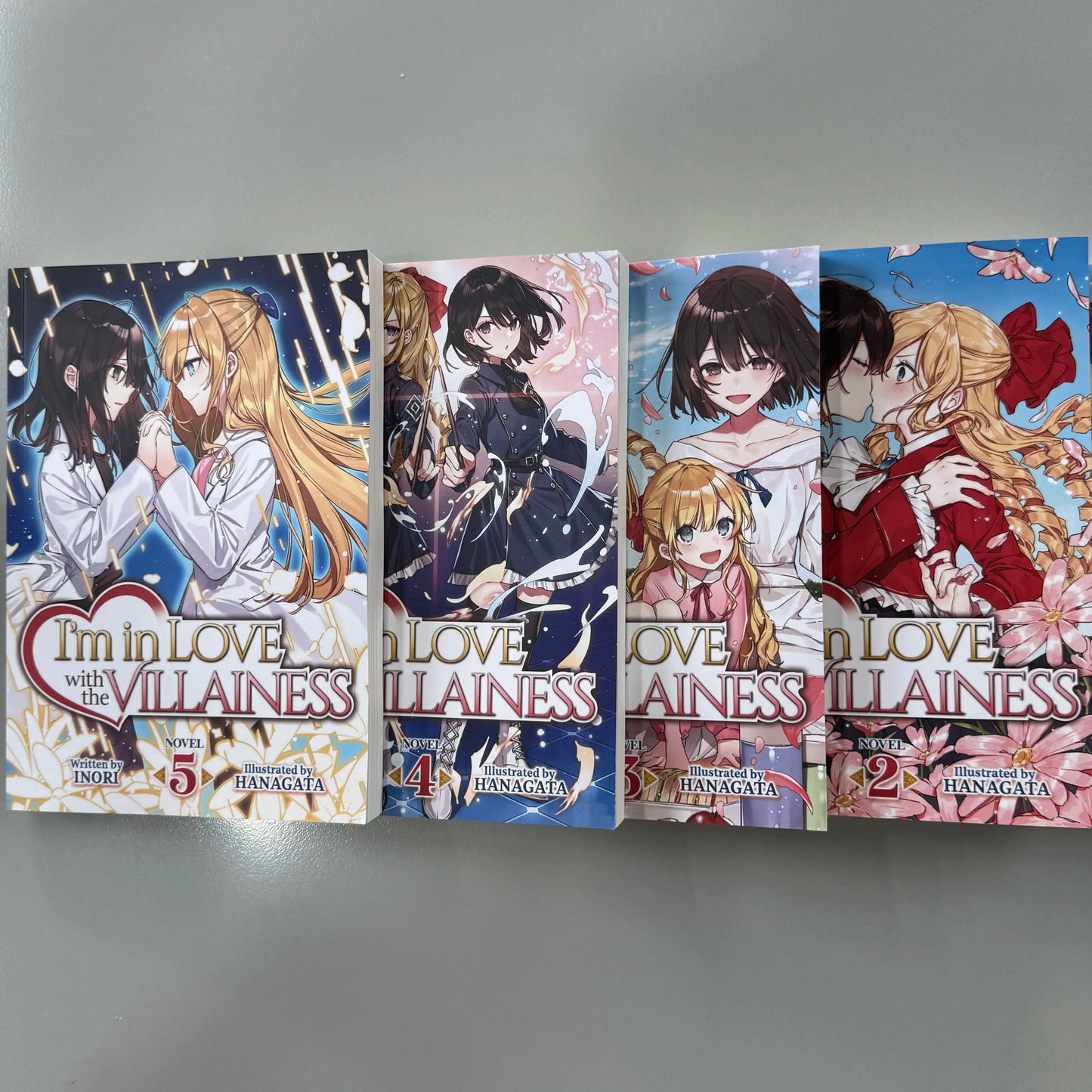 I’m in Love with The Villainess Vol.1-5,maga,Rei Ohashi,Claire François，Comics Animated Storybooks, English Manga Book