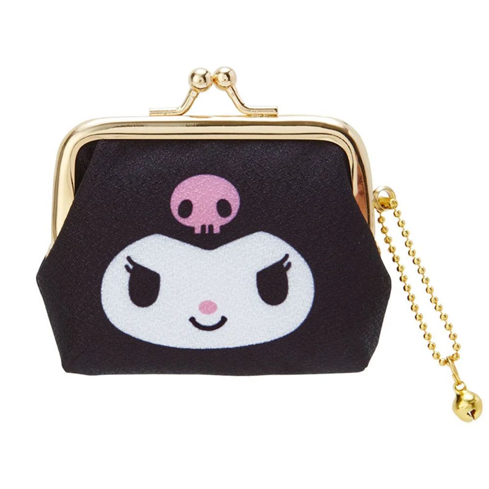 Hello Kitty Mini Zero Wallet Kawaii Kuromi Cinnamoroll My Melody Keyring Multifunctional Card Bag