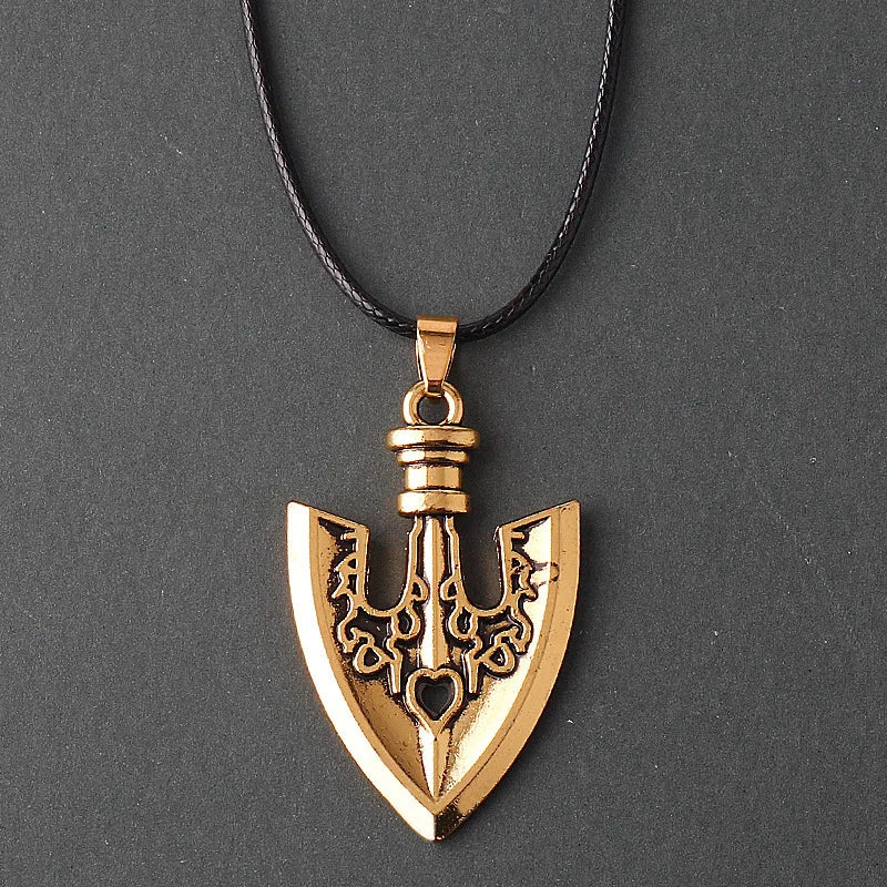 JoJo's Bizarre Adventure Kujo Jotaro Arrow Necklace - Metal Pendant Chain