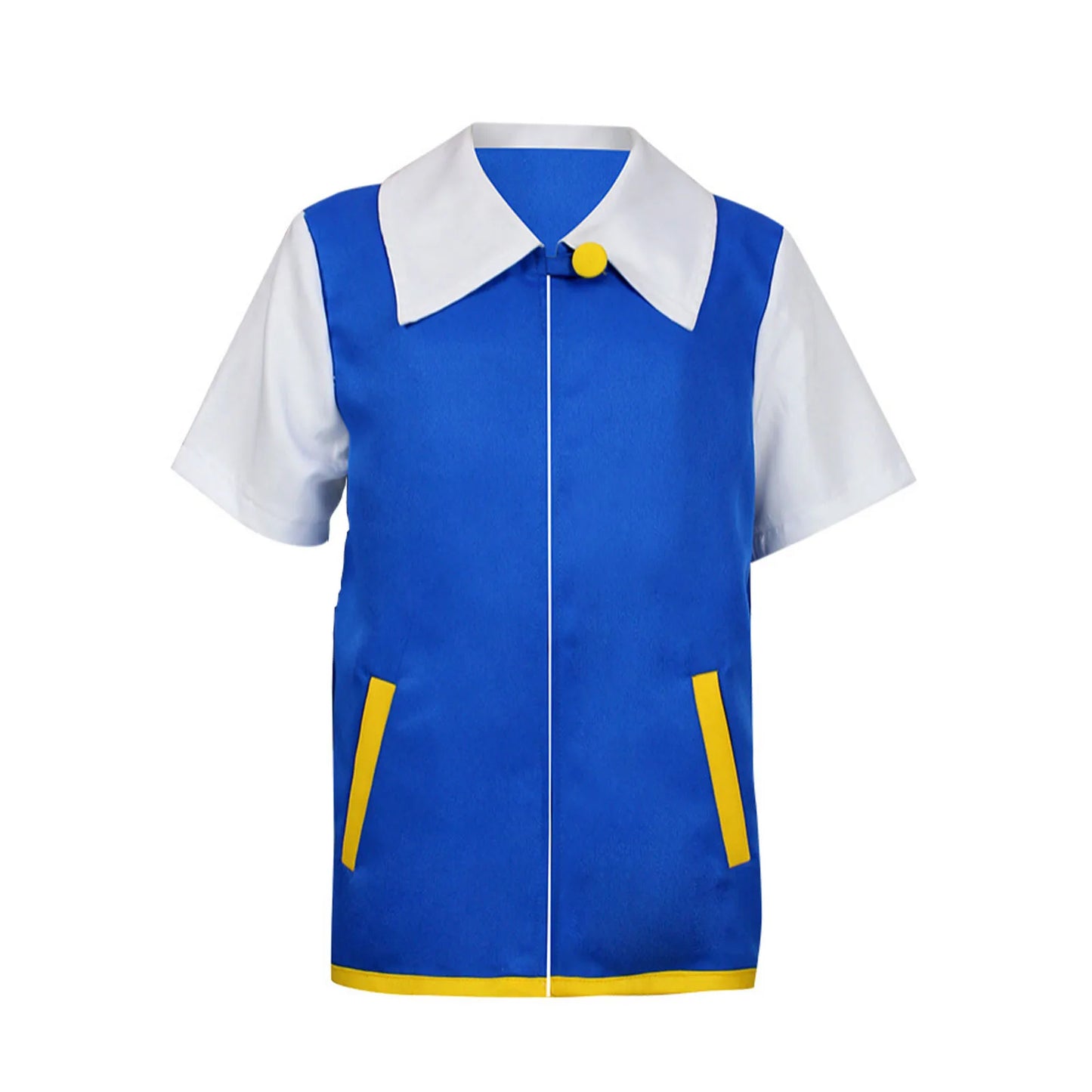 Anime Trainer Costume Ash Ketchum Hoodie Cosplay Jacket Gloves Hat Full Sets Halloween Outfit