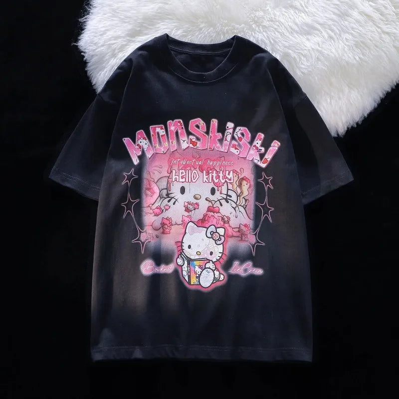 Hello Kitty Cotton Short Sleeve T-Shirt