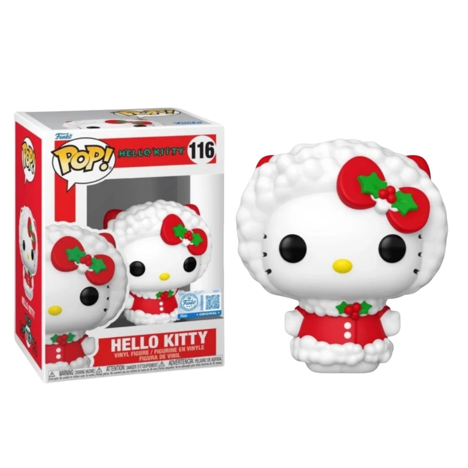 Funko Pop Hello Kitty Series Vinyl Figure Gamer Kuromi #117 Christmas Hello Kitty My Melody Kawaii Action Figures Children Gifts