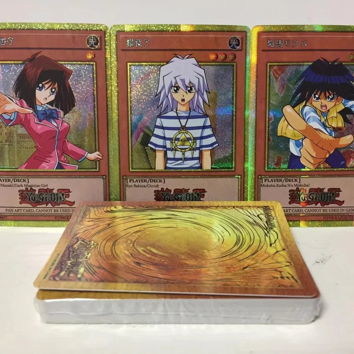 Yu Gi Oh First Generation Character DIY Set Card with 1 Full Set Character Flashcards for Children's Gift Toys Custom Card