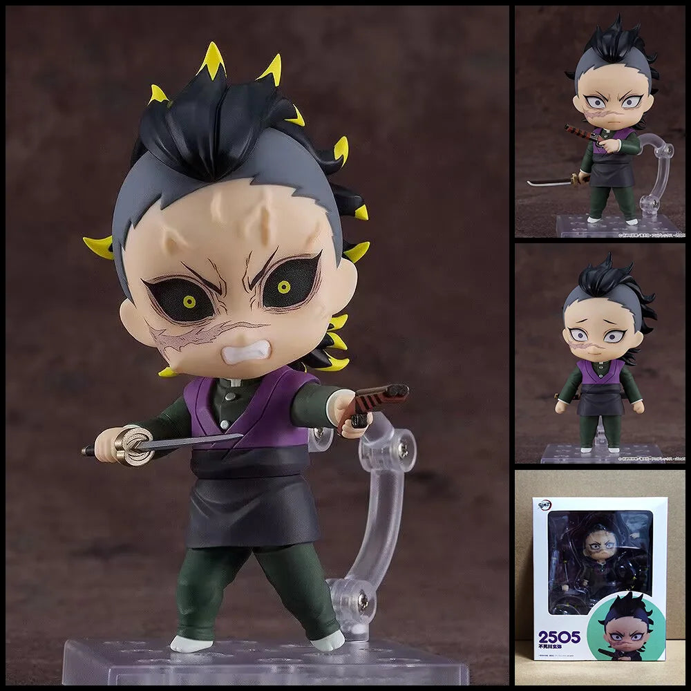 Poseable Figure Anime Collectible: Demon Slayer Nezuko Kamado, Jujutsu Kaisen Gojo Satoru Clay