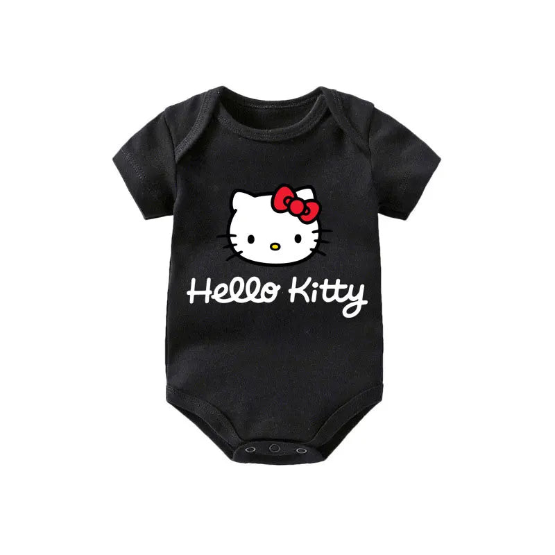 Baby Romper 0-2 Years Boy Girl Cotton Summer Short Sleeve Hello Kitty Clothes