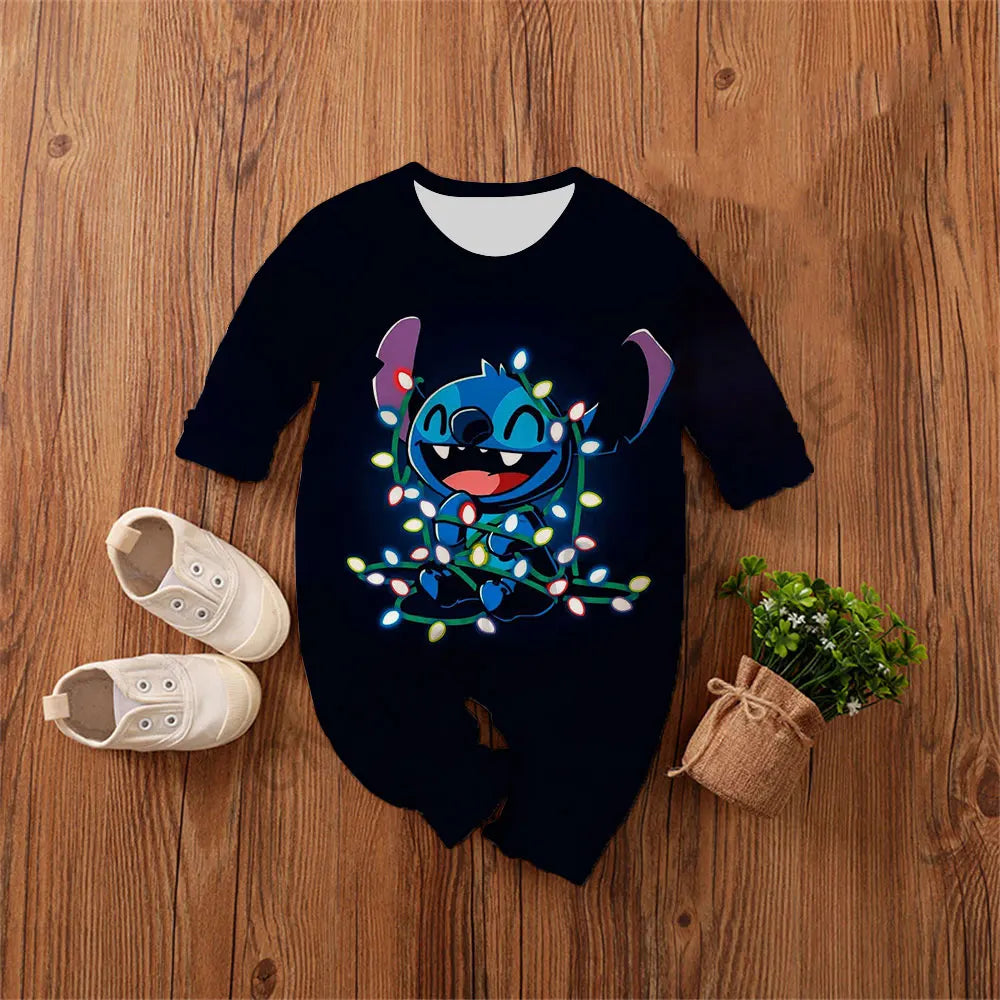 Baby Romper 0-4 Years Cotton, Poly mix Lilo & Stitch