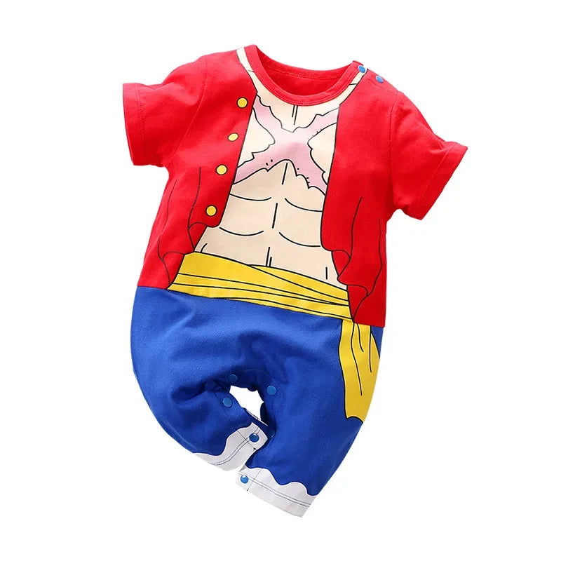 Baby Anime Romper 0-1 yr Breathable Cotton Jumpsuit