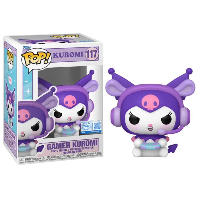 Funko Pop Hello Kitty Series Vinyl Figure Gamer Kuromi #117 Christmas Hello Kitty My Melody Kawaii Action Figures Children Gifts