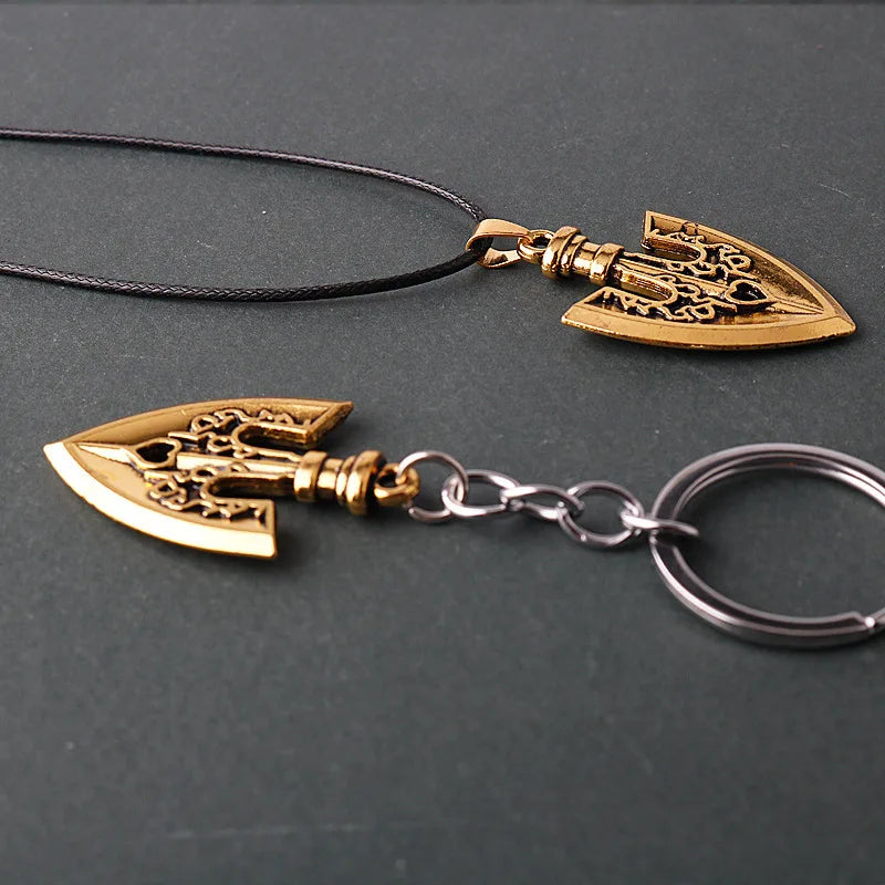 JoJo's Bizarre Adventure Kujo Jotaro Arrow Necklace - Metal Pendant Chain