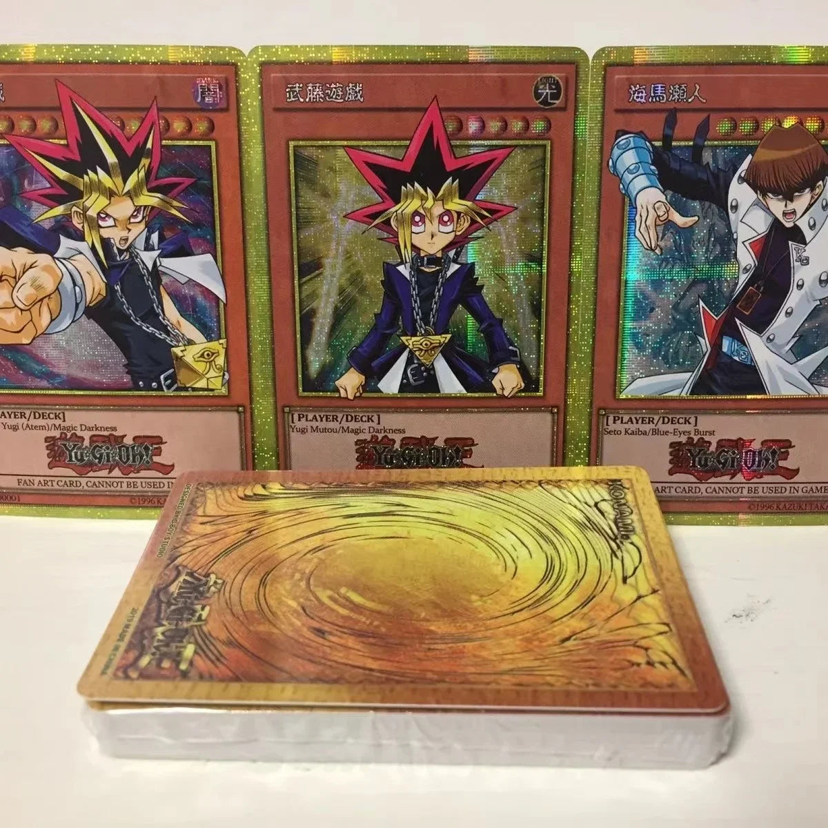 Yu Gi Oh First Generation Character DIY Set Card with 1 Full Set Character Flashcards for Children's Gift Toys Custom Card