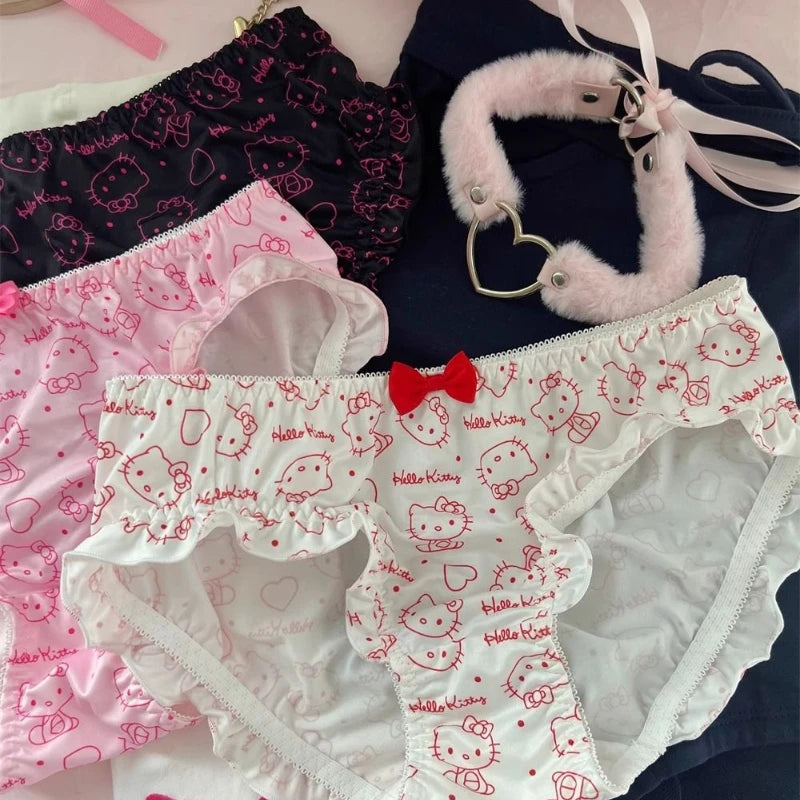 Sanrio Kawaii Cute Pink Hello Kitty Sexy Briefs