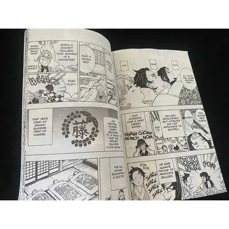 Demon Slayer Kimetsu Volume 04 Yaiba Japan Fantasy Science Mystery Suspense English Version Manga Comic Book