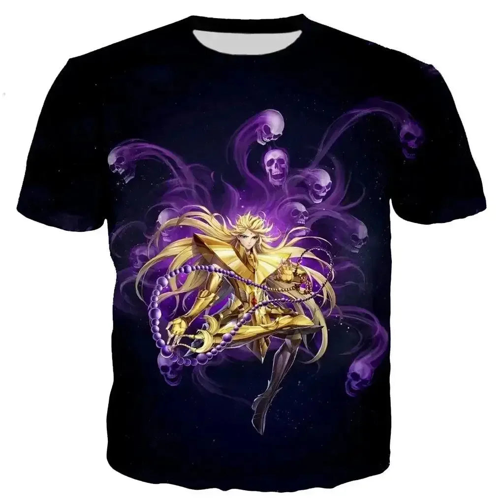Saint Seiya Men Women Children 3d Print T Shirt