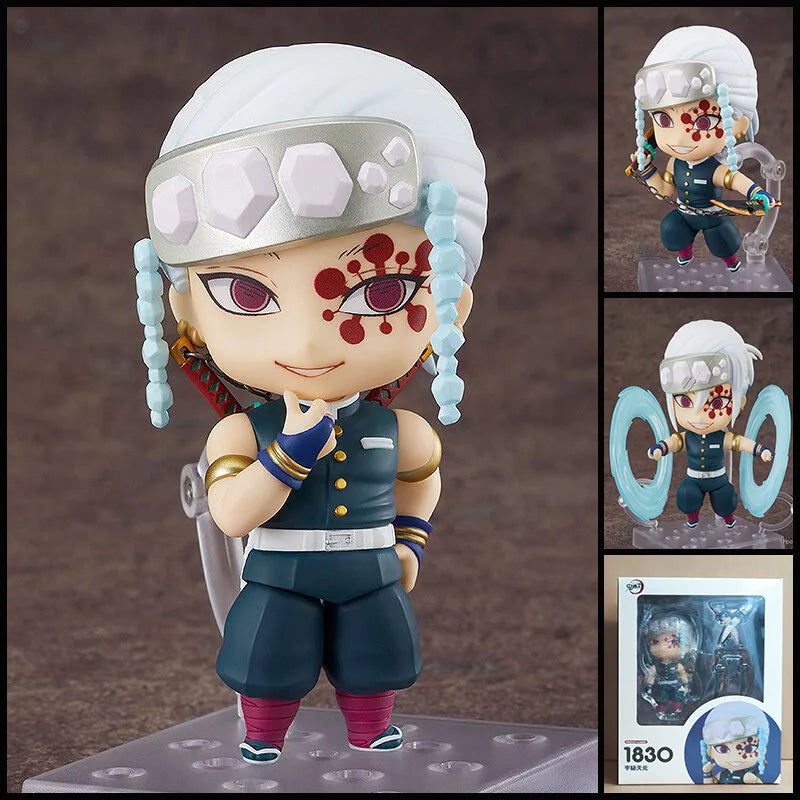 Poseable Figure Anime Collectible: Demon Slayer Nezuko Kamado, Jujutsu Kaisen Gojo Satoru Clay