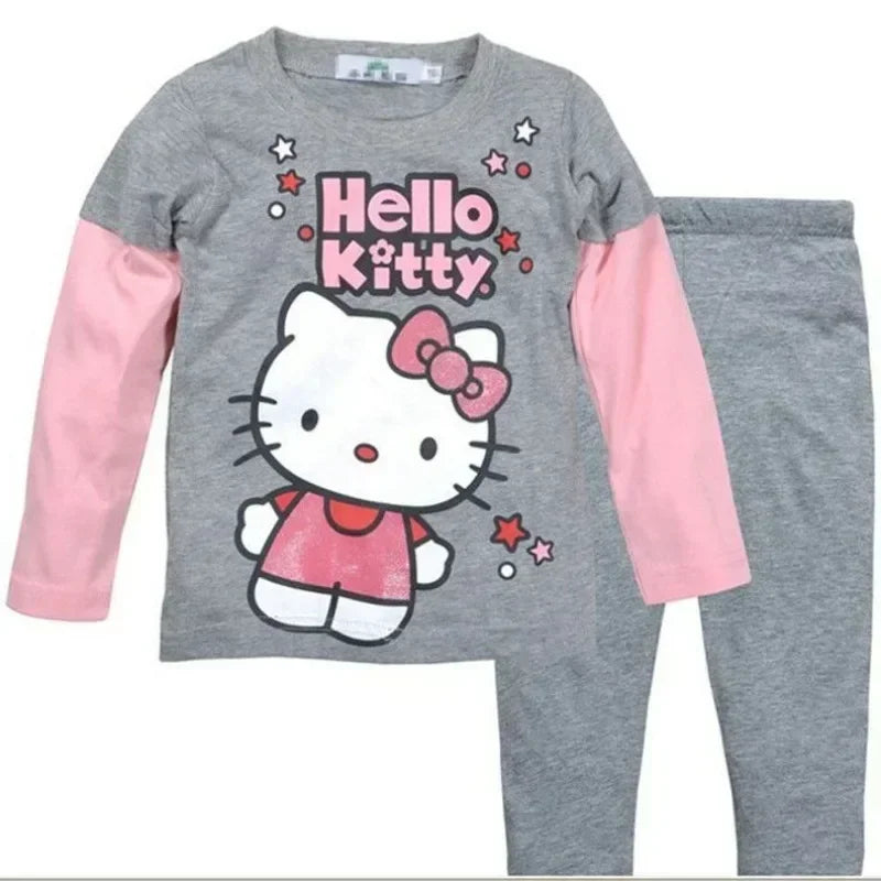 Hello Kitty pure cotton girls pajama set