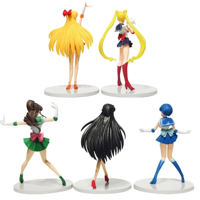 Sailor Moon PVC 5 piece set of statues 17cm