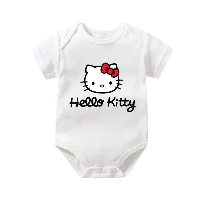 Baby Romper 0-2 Years Boy Girl Cotton Summer Short Sleeve Hello Kitty Clothes