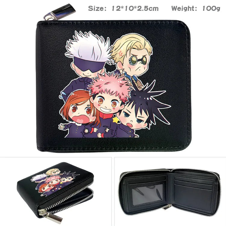 Jujutsu Kaisen High Quality PU Leather Large Capacity Wallets