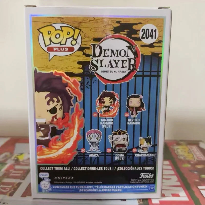 Demon Slayer Tanjiro Kamado (Dancing Fla) #2041 Funko Pop Action Doll 4.6In Vinyl Sculpture Limited Collection Kids Gift Toys