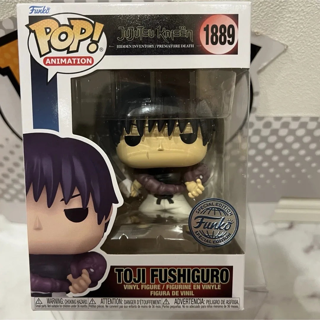 Funko Jujutsu Kaisen Anime Figure Pop Fushiguro Toji #1889 (Chase) Vinyl Figure Collectible Limited Edition Model Toy Gift
