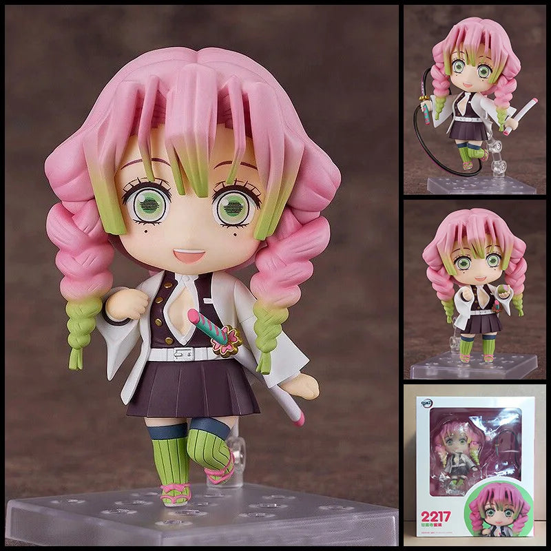 Poseable Figure Anime Collectible: Demon Slayer Nezuko Kamado, Jujutsu Kaisen Gojo Satoru Clay