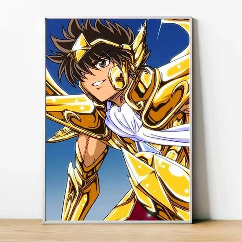 Saint Seiya Gold Saints Anime Canvas Poster  Home  Room Decor Wall Art Painting