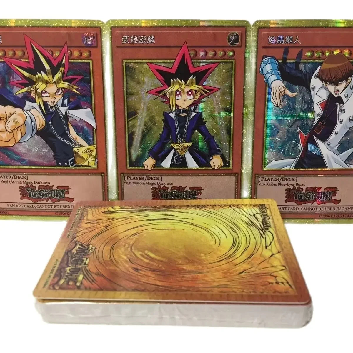 Yu Gi Oh First Generation Character DIY Set Card with 1 Full Set Character Flashcards for Children's Gift Toys Custom Card