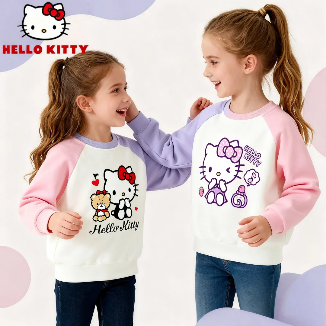 Hello Kitty Girls Pullover Hoodies