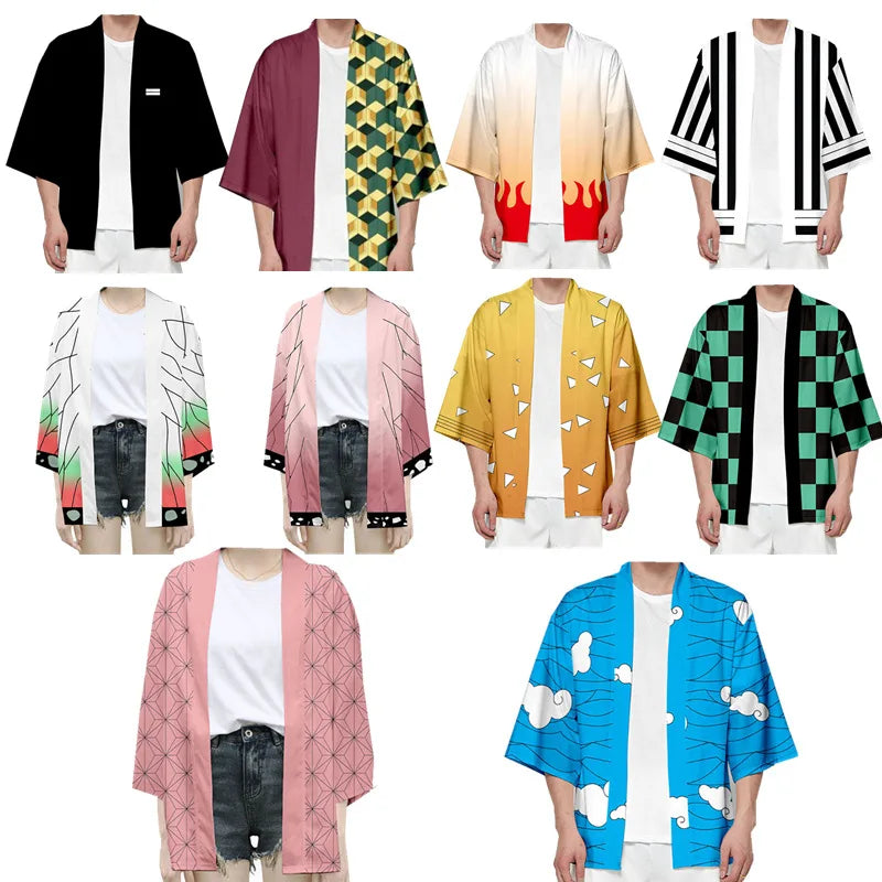 Demon Slayer Japanese Kimono Haori