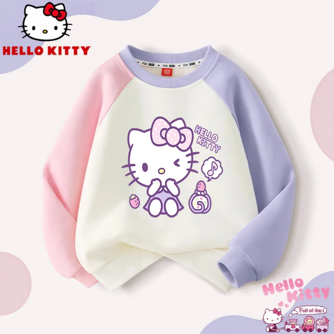 Hello Kitty Girls Pullover Hoodies
