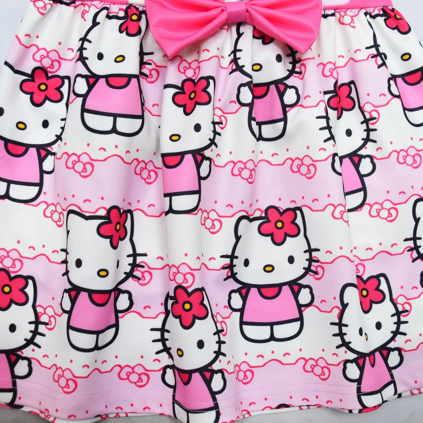 Hello Kitty Short-Sleeved Pleated Dress for Girls