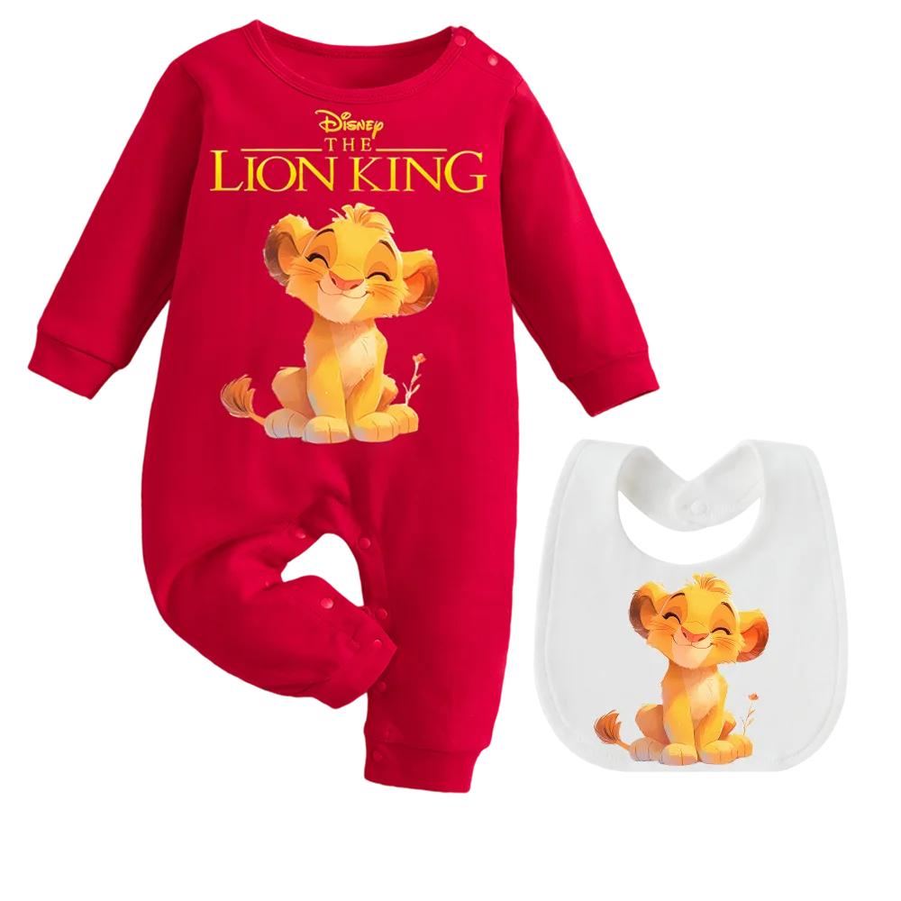 Newborns long-sleeved jumpsuits 0-9M Mickey Mouse Design