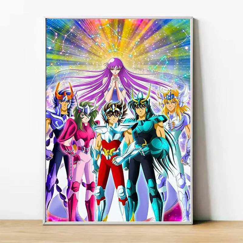 Saint Seiya Gold Saints Anime Canvas Poster  Home  Room Decor Wall Art Painting