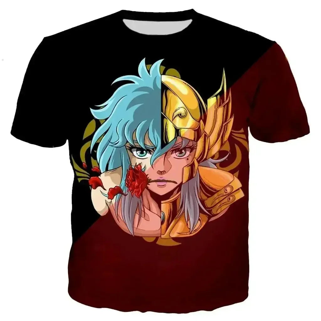 Saint Seiya Men Women Children 3d Print T Shirt