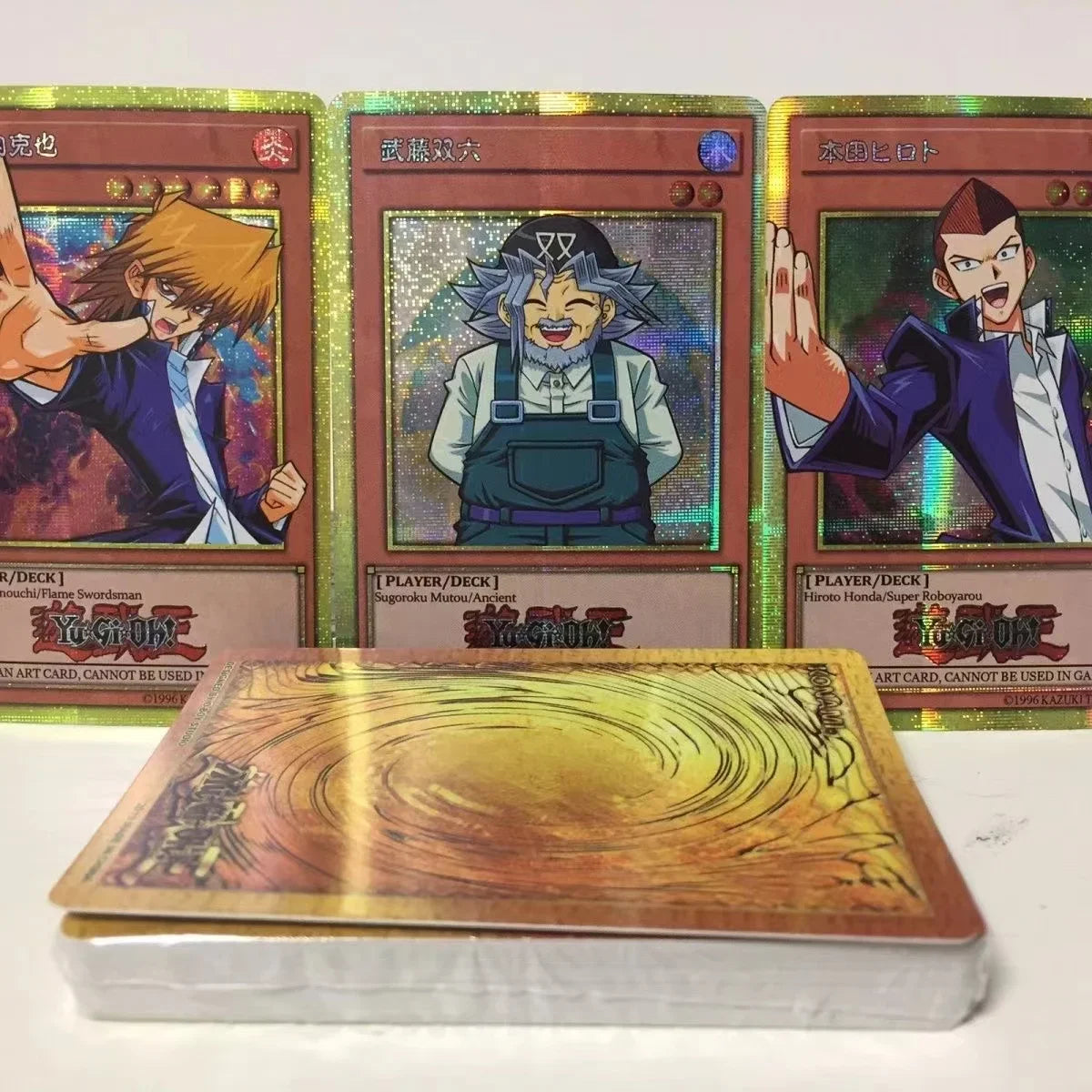 Yu Gi Oh First Generation Character DIY Set Card with 1 Full Set Character Flashcards for Children's Gift Toys Custom Card