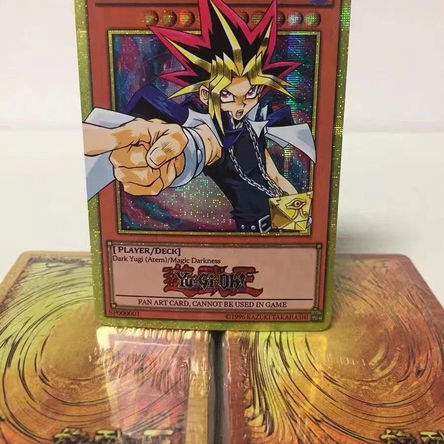 Yu Gi Oh First Generation Character DIY Set Card with 1 Full Set Character Flashcards for Children's Gift Toys Custom Card