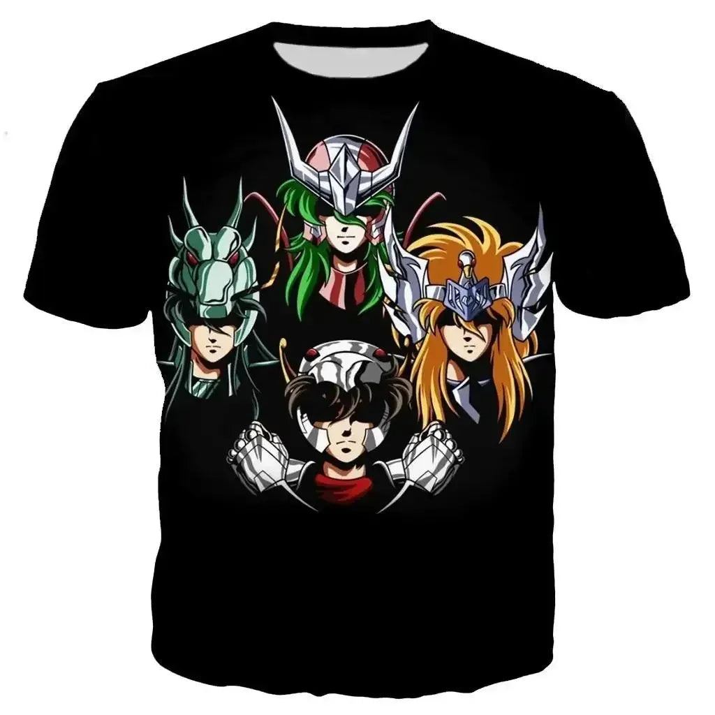 Saint Seiya Men Women Children 3d Print T Shirt